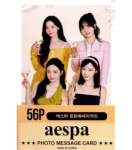 Amazon.co.jp: aespa エスパ グッズ スペシャルフォトカードセット 60